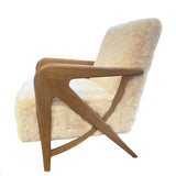 Elegant HIMALAYAN armchair (81cm) with lush upholstery, perfect for cozy reading nooks or stylish modern living rooms.