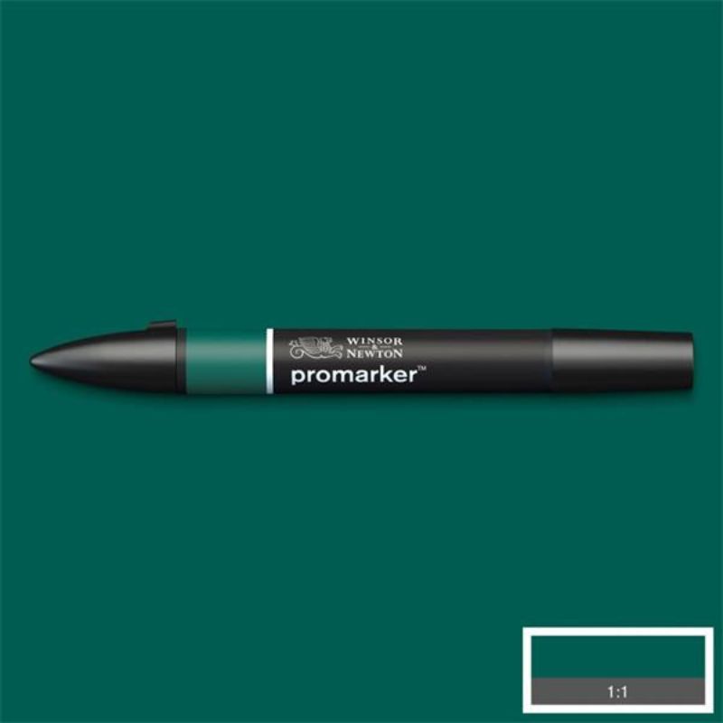 Promarker HERB GREEN (Y524) - Twin-tipped alcohol marker for vibrant, streak-free color on various surfaces, ideal for precision art.