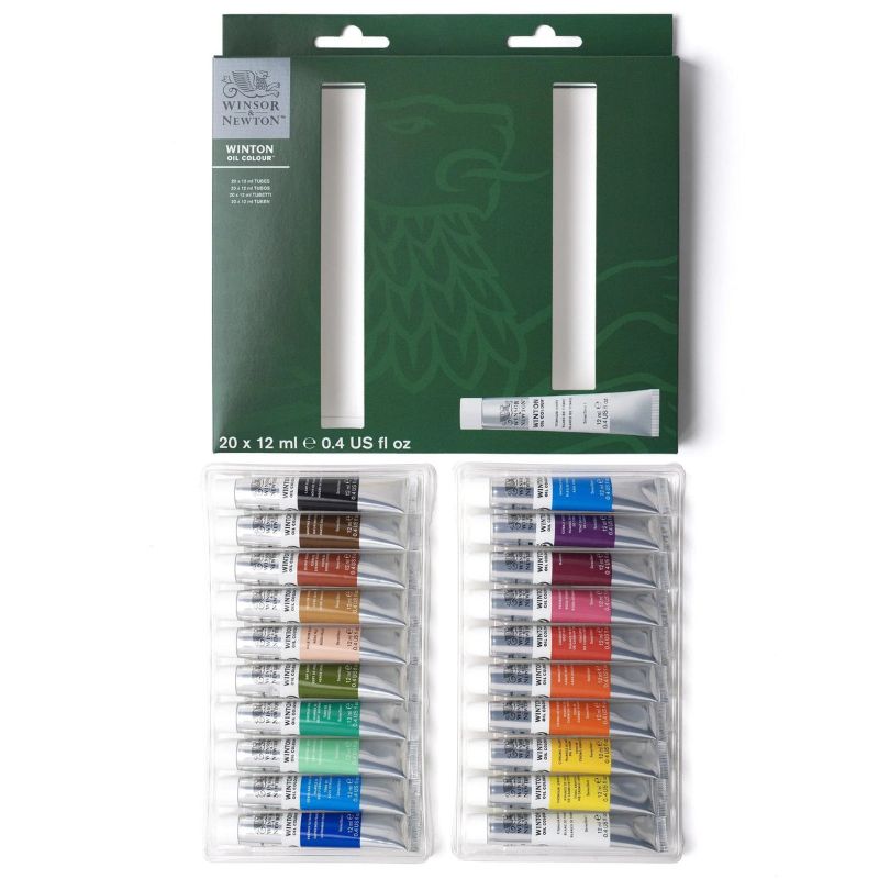 Winsor & Newton Winton Oil Paints 12ml Arrival - Set Of 20