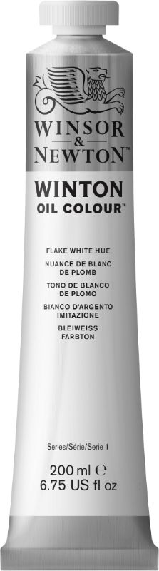 Winsor & Newton Winton Oil Paint in DARK VERDIGRIS 405, a 200ml tube with vibrant, lightfast pigments for rich, textured artistry.