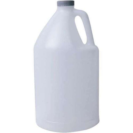 Translucent 4.5L plastic jug with a lid and ergonomic handle, ideal for easy pouring and liquid storage.