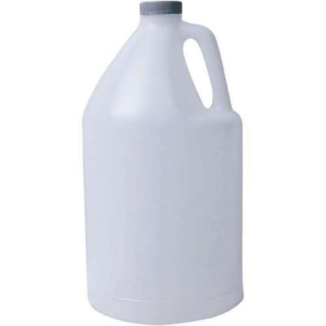 Translucent 4.5L plastic jug with a lid and ergonomic handle, ideal for easy pouring and liquid storage.