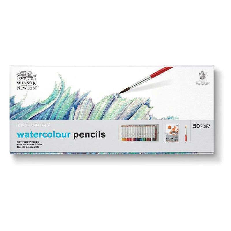 Winsor & Newton Studio Watercolour Pencils - Set Of 50