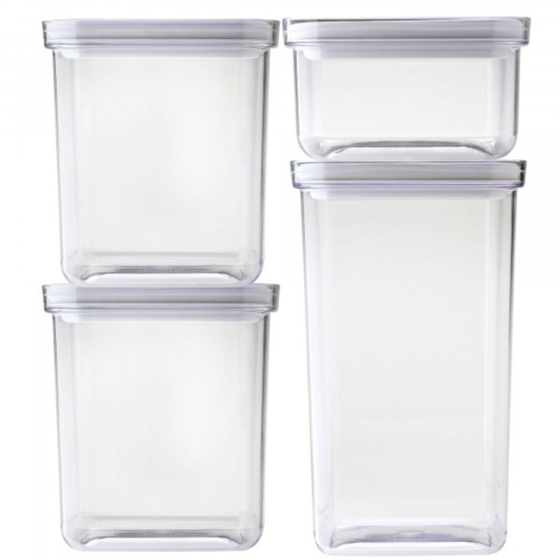 Pyrex - Canister Rectangle 4pc  Set