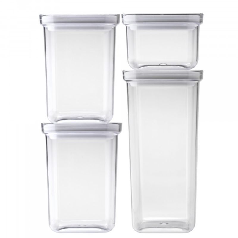 Pyrex - Canister  Square 4pc  Set