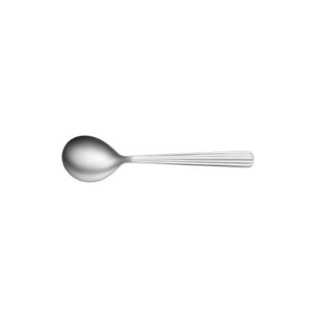 Elegant Tablekraft Lido Soup Spoon set, 12 beautifully shaped spoons with a stunning mirror polish finish.