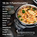 Instant Pot Duo Crisp 6.5L with Ultimate Lid: versatile pressure cooker and air fryer for fast, healthy meals and easy cooking.