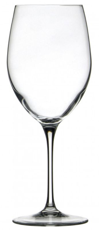 Elegant set of 6 Bormioli Rocco Shiraz glasses, crafted from lead-free crystal for refined wine tasting experiences.