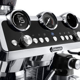 De'Longhi La Specialista Maestro manual coffee machine in stainless steel, featuring Cold Extraction and versatile brewing options.