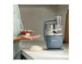 Kenwood Multipro Go Storm Compact Food Processor in Storm Blue, featuring a 1.3L bowl and versatile slicing/grating disc.