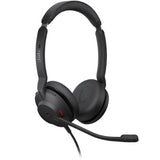 Lightweight Jabra Evolve2 30 SE USB-C headset with comfy foam cushions, LED Teams notifications, and exceptional sound quality.