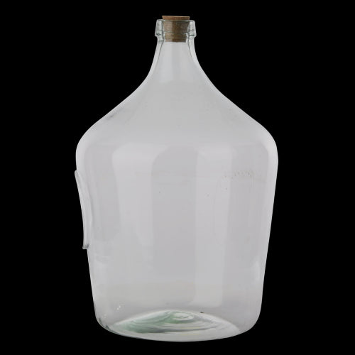 Clear 10L open terrarium for creating indoor gardens; perfect for succulents, flowers, and easy maintenance.