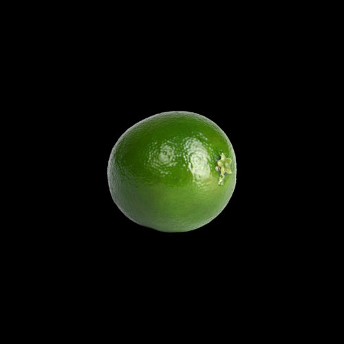 Set of 12 lifelike artificial limes, each measuring 6 x 7 x 6 cm, perfect for vibrant home and kitchen decor.