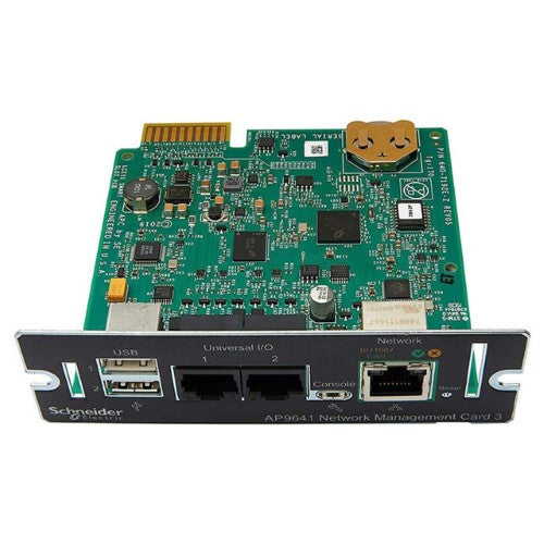 APC UPS Network Management Card 3 enables secure remote monitoring and environmental control for reliable UPS performance.