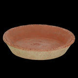 Set of 12 round terracotta saucers, 16cm diameter, perfect for catching excess water and enhancing plant decor.