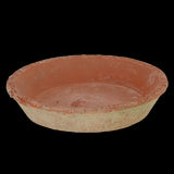 Set of 12 round terracotta saucers, ideal for catching excess water and enhancing plant decor with a rustic touch.