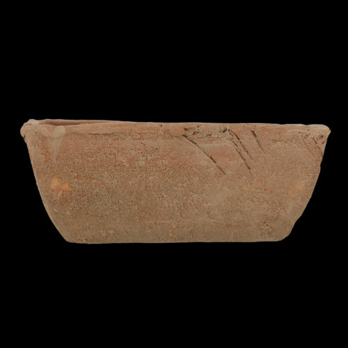 Rustic Tuscan-inspired aged Terracotta square pot (22x22x7cm) for stylish indoor and outdoor planting.