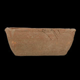 Rustic Tuscan-inspired aged Terracotta square pot (22x22x7cm) for stylish indoor and outdoor planting.