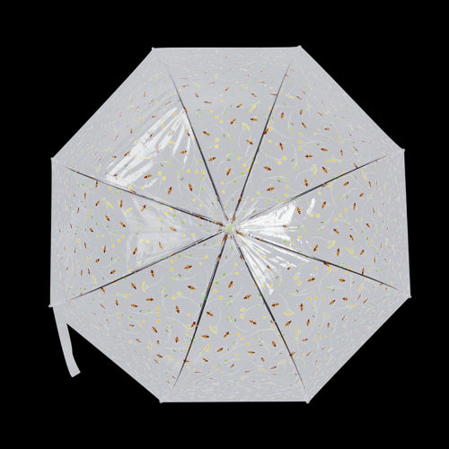 Umbrella - Transparent Bee Print