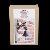 Rustic cast iron doorbell featuring a charming bird design, measuring 24cm, perfect for welcoming guests at your home.