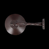Rustic 24cm cast iron doorbell featuring a charming bird design, perfect for welcoming guests at home or garden.