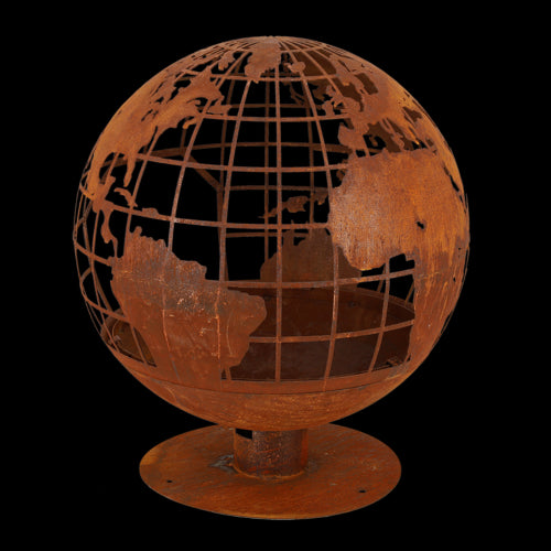 Fire Ball - Globe Rust (57 x 66cm)