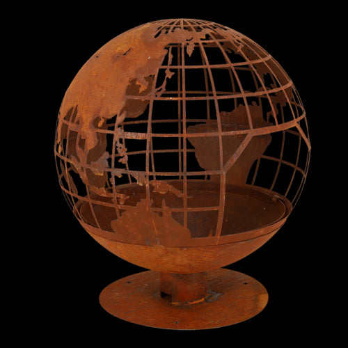 Fire Ball - Globe Rust (57 x 66cm)