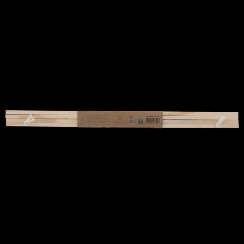 Magnetic poster hanger set of 2, 41cm FSC wood clamps, strong magnets, customizable height for stylish wall decor.