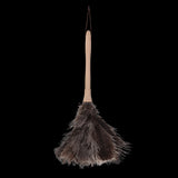 Lightweight feather duster with real ostrich feathers and a beech wood handle, perfect for gentle and effective dusting.