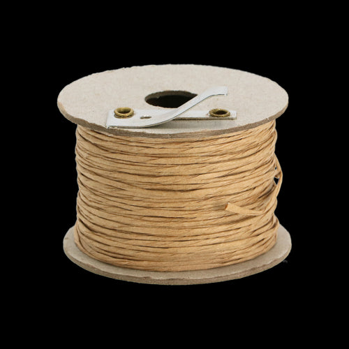 Durable paper wire set of 2, each 50m, with integrated cutter for floral arrangements and gift wrapping.