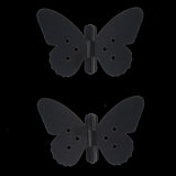 Butterfly-shaped iron hinges (12 x 8cm) in assorted designs, adding elegance and functionality to doors and cabinets.