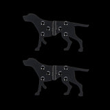 Whimsical dog-shaped hinges in assorted designs, perfect for adding charm and functionality to your doors.