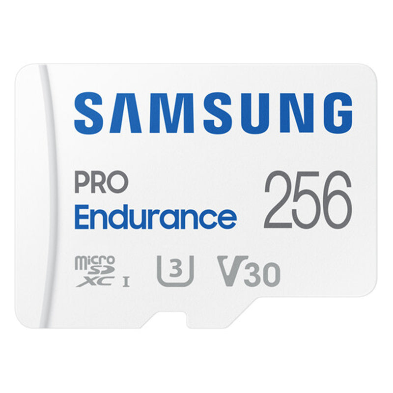 Micro SDXC with Adapter - Samsung Pro Endurance 256GB up to 100MB/s