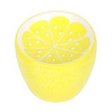 Bright yellow lemon-themed oil burner, H:11 x W:11 x D:14.5 cm, perfect for diffusing essential oils and enhancing decor.
