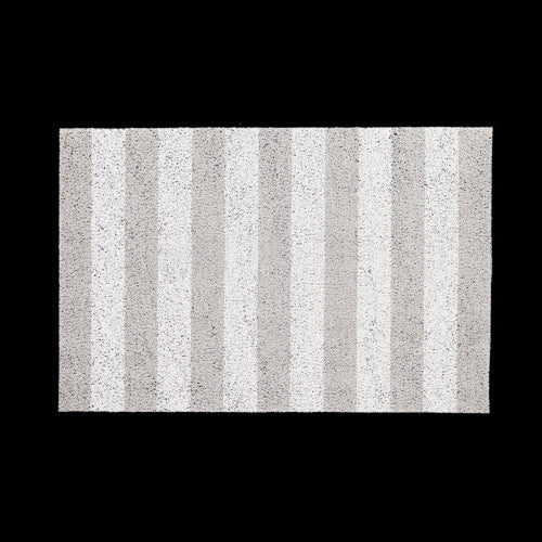 Stylish Loop Anti Slip Doormat with striped design, 90x60cm, perfect for capturing dirt and enhancing entryways.