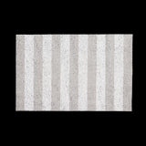 Stylish Loop Anti Slip Doormat with striped design, 90x60cm, perfect for capturing dirt and enhancing entryways.