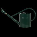 Outdoor Green watering can (7.5L) with long spout, detachable head, and ergonomic handle for precise, comfortable watering.