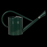 Outdoor green watering can (7.5L) with a long spout, detachable head, and ergonomic handle for precise plant hydration.