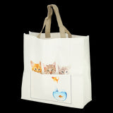 Cat Design Shopping Bags set of 24, 40cm, featuring cute cat motifs, eco-friendly, durable for everyday use.