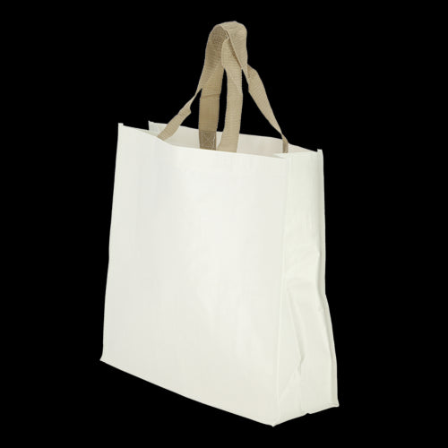 Set of 24 cat design shopping bags, 40cm, made from durable fabric, perfect for eco-friendly grocery runs.