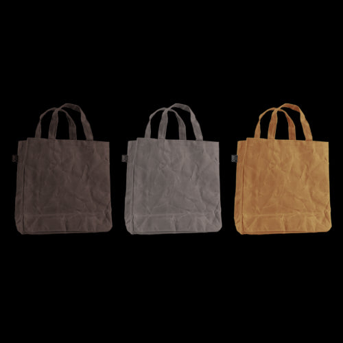 Shopping Bag - Waxed Canvas Small 34cm (Set of 3 Assorted)