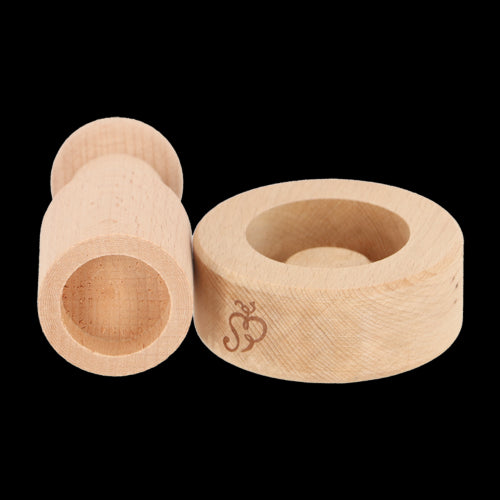 Wooden Paper Pot Maker - 7 x 7 x 12cm (Set of 4)