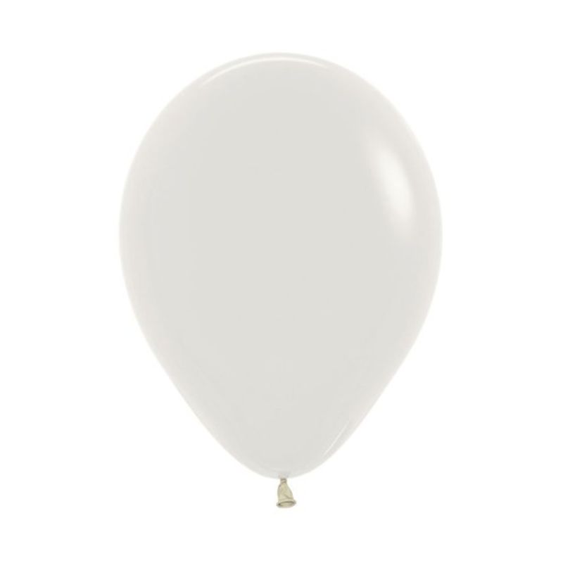 Soft pastel cream latex balloons, 30cm, pack of 25, perfect for elegant celebrations and versatile decorations.