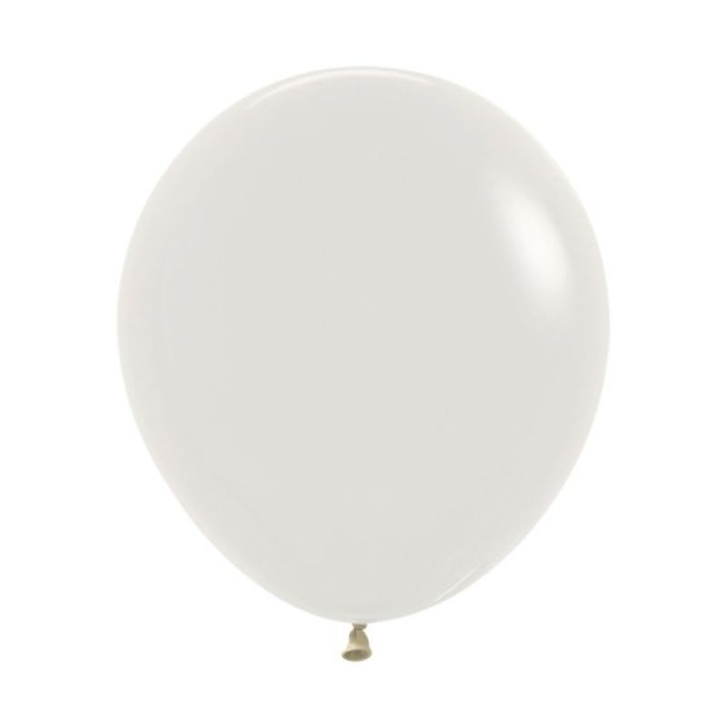 Sempertex 45cm Pastel Dusk Cream Latex Balloons  - Pack of 6