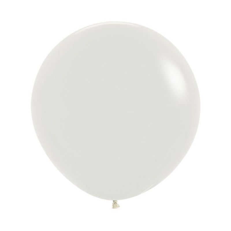 Sempertex 60cm Pastel Dusk Cream Latex Balloons  - Pack of 3