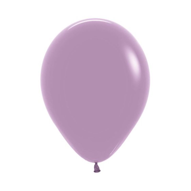 Pastel Dusk Lavender latex balloons, 12cm, pack of 50 for elegant event decor and versatile celebrations.