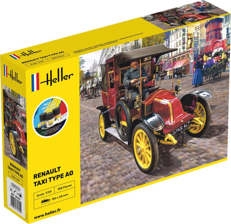 Heller: Starter Kit Renault Taxi Type Ag