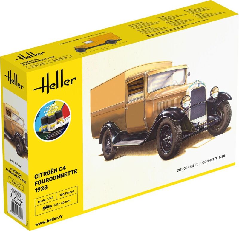 Heller: Starter Kit Citroen C4 Fourgonnette 1926