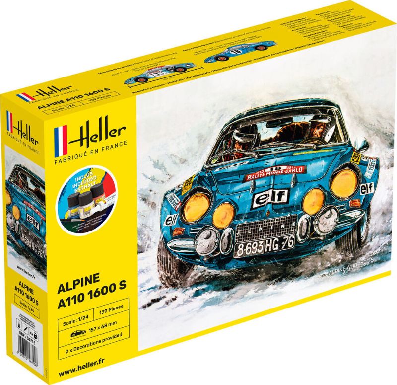 Heller: Starter Kit Alpine A110 (1600) Kit Ref.