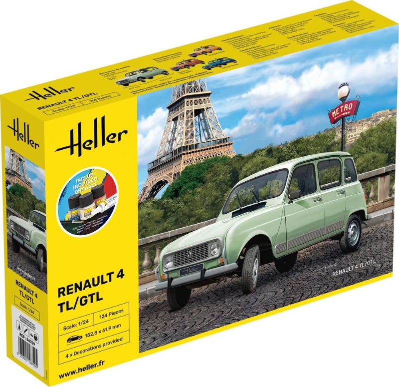 Heller: Starter Kit Renault 4L